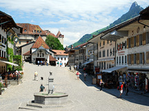 Gruyere Village Fribourg region