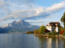 Lake Lucerne Mt Pilatus view