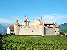 Aigle Cstle in the Wine Vineyards