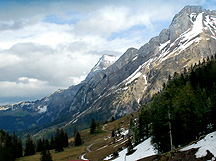 Diablerets Mountains at Glacier 3000