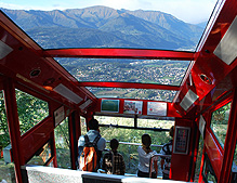 View Riding Monte San Salvatore Funicular