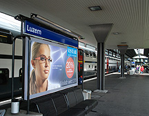 Rail Station Platform Lucenrne
