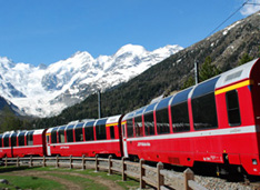 Bernina Pass Grand Train Tour
