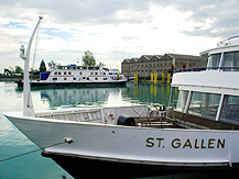 St Gallen Cruise Boat and Ferry at Romanshorn