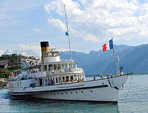 Paddle Steamer Cruise Ship Lake Geneva