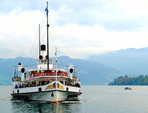 Paddle Steamer on lake Lucerne