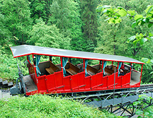 Giessbach Funicular Railway on lake Brienz