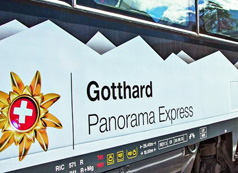 Gotthard Panorama Express Train Car