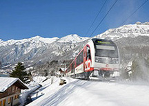 Interlaken Lucerne via Brunig Winter